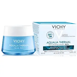 Уцінка. Насичений крем для глибокого зволоження Vichy Aqualia Thermal для сухої шкіри 50 мл - мініатюра 3