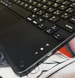 Бездротова клавіатура Primo KB01 Bluetooth з тачпадом Black - мініатюра 3