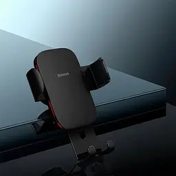 Тримач Baseus Metal Age II Gravity Car Mount (Round Air Vent Version) (SUJS030001) - мініатюра 7
