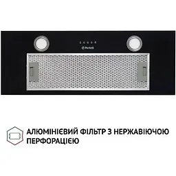 Витяжка вбудована Perfelli BI 7652 BL 1000 LED - мініатюра 2
