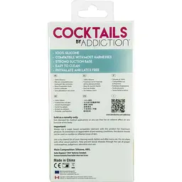 Фалоімітатор Cocktails by Addiction - Peach Bellini - мініатюра 8