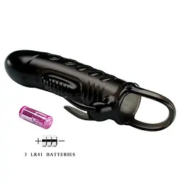 Насадка на пеніс з вібрацією Pretty Love Penis Sleeve Sloane, чорна PRETTY LOVE BI-026243-1 103678 - мініатюра 7