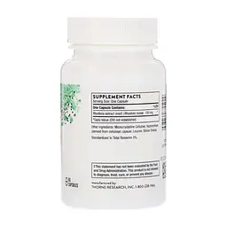 Трави Thorne Research Родіола, Rhodiola, 100 мг, 60 капсул (THR-75502) - мініатюра 2