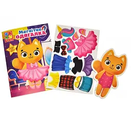 Магнітна гра Vladi Toys Кішечка, у папці (VT3204-34) - мініатюра 2
