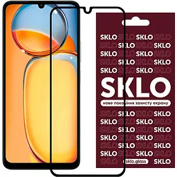 Захисне скло SKLO для Redmi 13C/Poco C65 Full 3D Glass Black [111513] - мініатюра 2