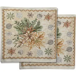Наволочка гобеленова Lefard Home Textile Tinsel Lurex 47х47 см (715-386) - мініатюра 2