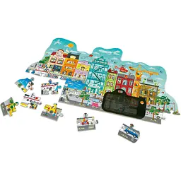 Пазл Hape Міський пейзаж з анімацією 50 елементів (E1629) - мініатюра 2