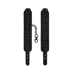Наручники Ouch! Luxury Hand Cuffs (чорний) - мініатюра 4