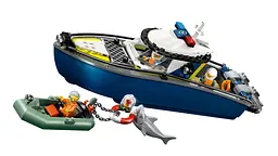 Конструктор LEGO City Переслідування на поліцейському катері 264 деталі (60456) - мініатюра 7