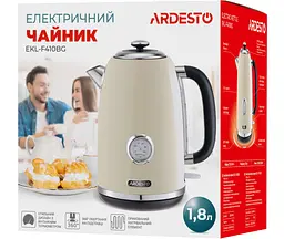 Електрочайник Ardesto EKL-F410BG 1.8 л бежевий - мініатюра 7