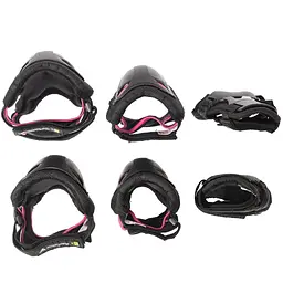 Набір захисту Rollerblade Skate Gear Women для жінок L Чорний-Рожевий - мініатюра 2
