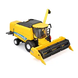 Автомодель Зернозбиральний комбайн "New Holland TC5,90" із зерновою жниваркою Bburago 15,8х21,3х15,6 см det0015059 - мініатюра 3