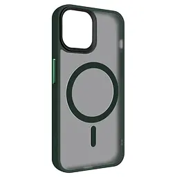 Чохол ArmorStandart Uniq Magsafe для Apple iPhone 14 Dark Green (ARM75324)