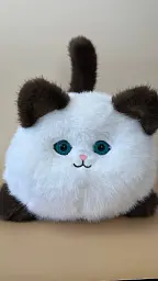 Інтерактивна м'яка іграшка AiDA Smart Blinking Cat біло-коричнева - мініатюра 3