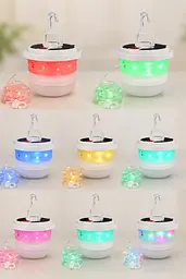 Кемпінговий ліхтар із сонячною батареєю RGB WITH 10M LED STRIP BL YX669 / Підвісна лампа для кемпінгу / Світильник сонячною панеллю - мініатюра 3