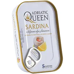 Сардина Adriatic Queen з лимоном 105 г