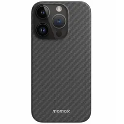 Чохол ультратонкий iPhone 14 Pro Momax Carbon Case with MagSafe, карбоновий (MDAP22MD)