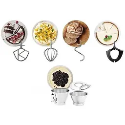 Кухонна машина Kenwood Titanium Chef Baker KVC85.004SI - мініатюра 5