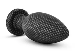 Анальна пробка силікон Blush Spark Silicone Plug Small Carbon Fiber - мініатюра 4