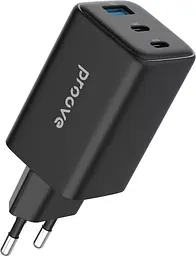 Зарядний пристрій Proove Pocket GaN 65W 2Type-C + USB black (WCPG65121201)