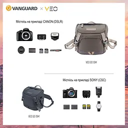 Сумка Vanguard VEO GO 15M Khaki-Green (VEO GO 15M KG) - мініатюра 10