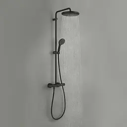 Душова система термостатична Grohe QuickFix Vitalio Start System 250 266772431, Чорний матовий - мініатюра 8