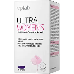 Мультивітамінний комплекс Vplab Ultra Women’s 90 м'яких капсул