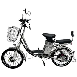 Електровелосипед Minako V4 PRO двомісний 800W/60V/24Ah із заднім амортизатором сірий