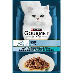 Набір вологого корму для котів Gourmet Perle Duo Мікс 8 шт. + Gourmet Perle Duo Мікс 4 шт. 1.02 кг (12 шт. х 85 г) - мініатюра 8