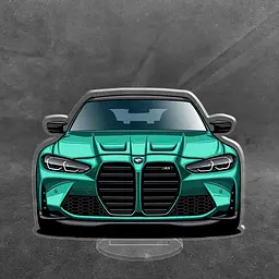 Акрилова колекційна фігурка BMW 15 cм
