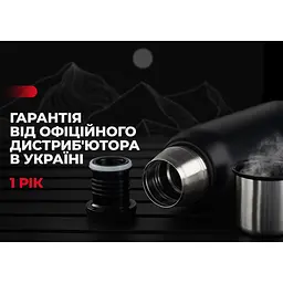 Термос Naturehike Q-9H NH19SJ010 304 сталь 1.0 л чорний - мініатюра 8