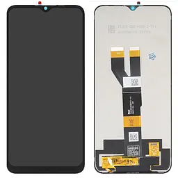 Дисплей для Realme C11 2021, чорний, без рамки, .