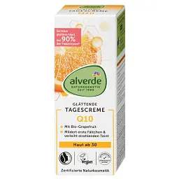 Денний крем для обличчя Alverde Naturkosmetik Q10 з органічним грейпфрутом та обліпихою 50 мл - мініатюра 2