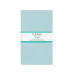 Комплект постільної білизни Cosas євро з простирадлом на резинці GREY STARS CS5 200 x 220 см (StarGW_El-Blue_200) - мініатюра 6