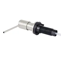 Дозатор для миючого засобу Lidz LK118 круглий Brushed Steel (LDLK118BRU46400), Нержавіюча сталь - мініатюра 3