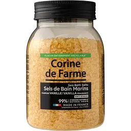 Сіль морська для ванн Corine de Farme Ваніль 600 г