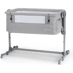 Приставне ліжечко-люлька Kinderkraft Neste Up Grey Light Melange світло-сіре (00000027309) - мініатюра 2