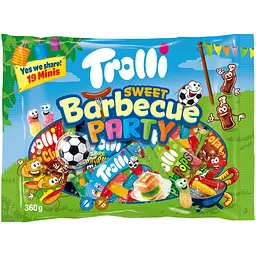 Цукерки жувальні Trolli Sweet Barbecue Party 360 г