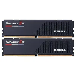 Модуль пам'яті G.Skill DDR5 32GB (2x16) Ripjaws S5 6000Mhz Black XMP 3.0 (F5-6000J3040F16GX2-RS5K)