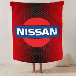 Плед плюшевий на подарунок 3D Red Nissan 160х200 см - мініатюра 2