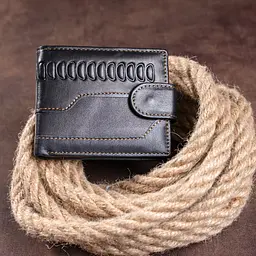 Чоловічий шкіряний гаманець Vintage 9,5х11х2 см acs0015161 - мініатюра 6
