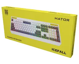 Клавіатура ігрова мембранна HATOR HTK-402UA USB Icefall Black - мініатюра 8