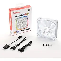 Кулер до корпусу Enermax SquA RGB White (UCSQARGB12P-W-SG) - мініатюра 7