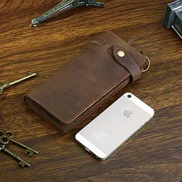 Чоловічий шкіряний клатч Vintage 9х18 см acs0018171 - мініатюра 3