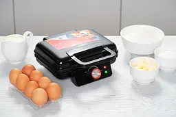 Вафельниця Ardesto 1200 Вт чорна (SM-L100LWAFFLE) - мініатюра 5