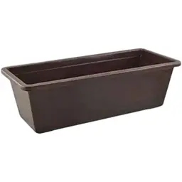 Балконний горщик для квітів ММ-ПЛАСТ 6,5л 50 арт.B50/3 50*17*14см коричневий