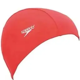 Шапочка для плавання Speedo Polyester Cap Червоний (1000-8-710080000-4)