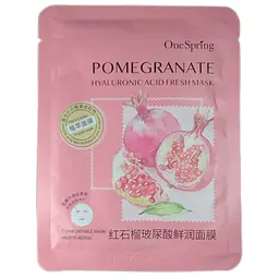 Тканинна маска для обличчя з екстрактом граната One Spring Pomegranate 25 мл