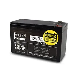 Акумуляторна батарея AGM Full Energy FEP127AGM 12 V 7 Ah