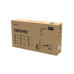 Електросамокат OKAI ES800 Panther Off-Road Black 12", 1500(3000)W, Dual Motor, 19.2Ah, 50km, 60km\h, 35%, NFC, App, 43kg (ES800-B) - мініатюра 2